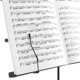 Mad About MA-MS02 Folding Music Stand Black with Carry Bag