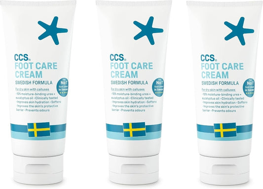 CCS Foot Care Cream Tube 175ml - Pack of 3