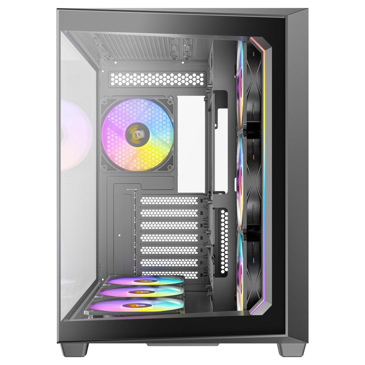Antec C5 ARGB Mid Tower Tempered Glass PC Gaming Case Black