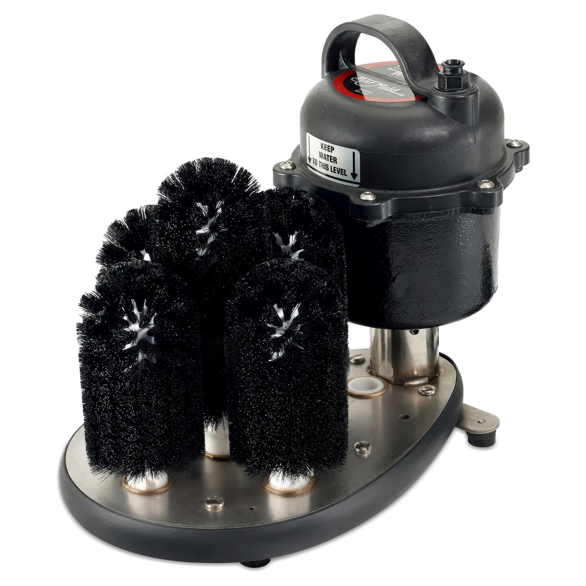 Bar Maid SS-100 5-Brush Submersible Electric Glass Washer for Catering/Restaurants/Pubs