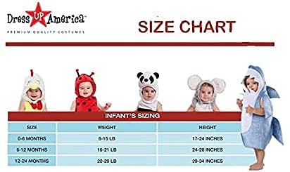 Dress Up America Leopard Costume for Babies 6-12 Months