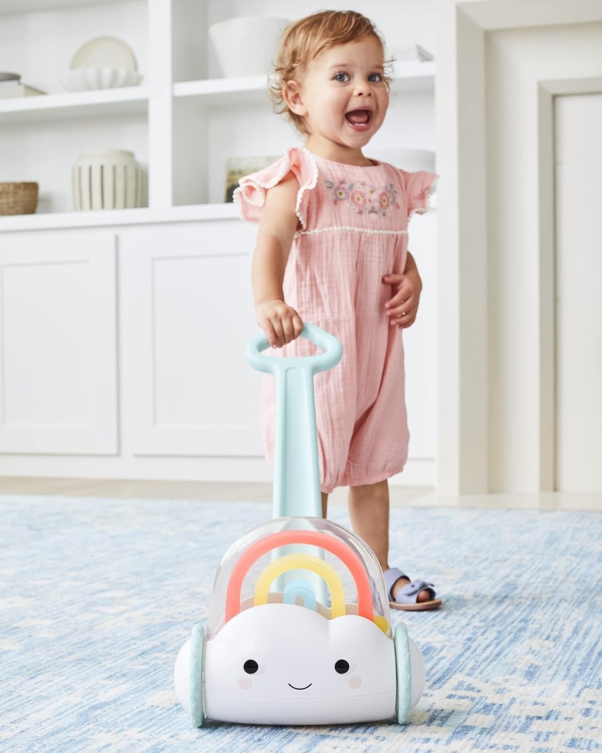 Skip Hop Baby Popper Push Toy, Silver Lining Cloud