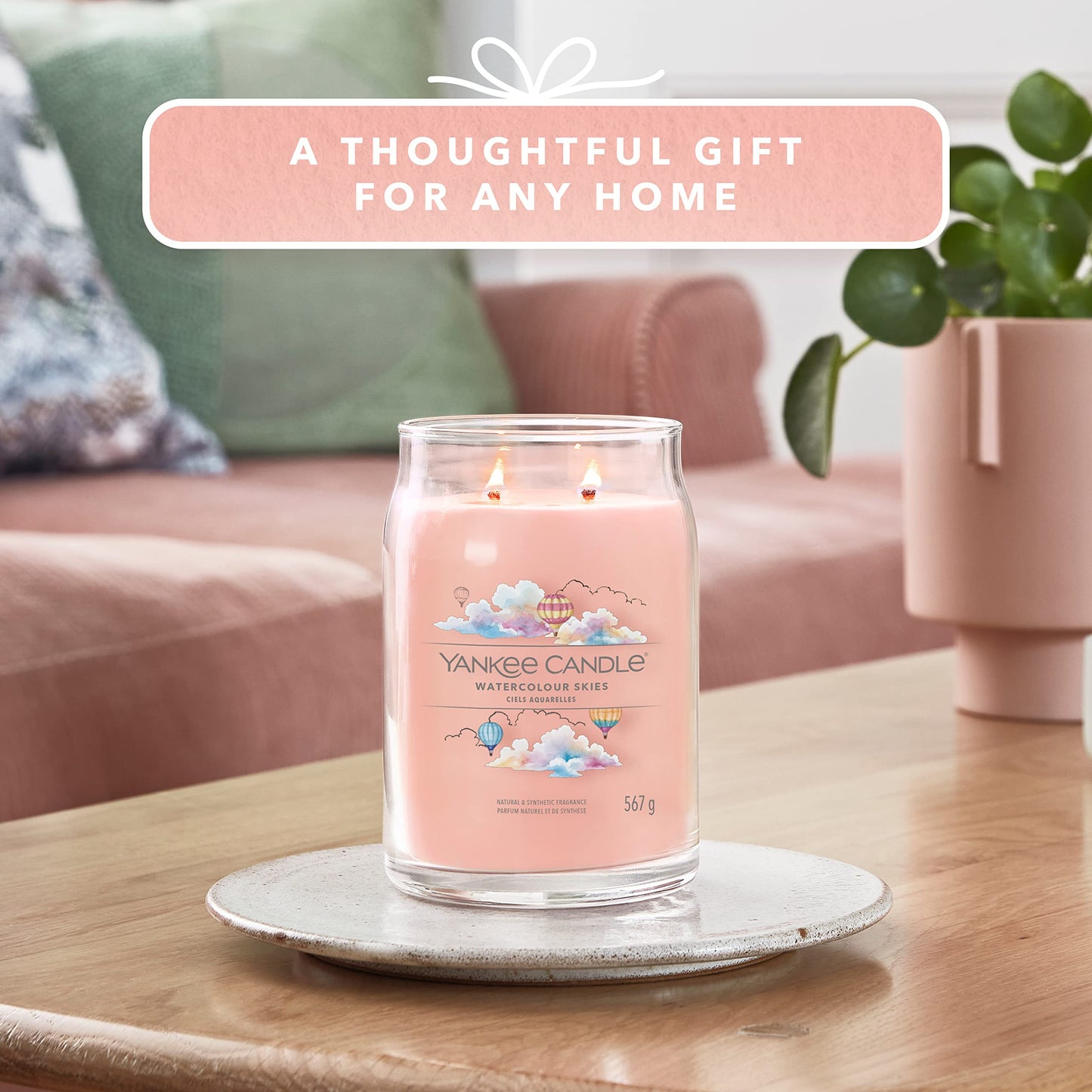Yankee Candle Signature Large Scented Jar Candle - Watercolour Skies