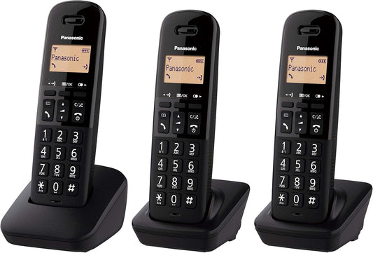 Panasonic KX-TGB613EB Triple Cordless Landline Phone with Nuisance Call Blocker