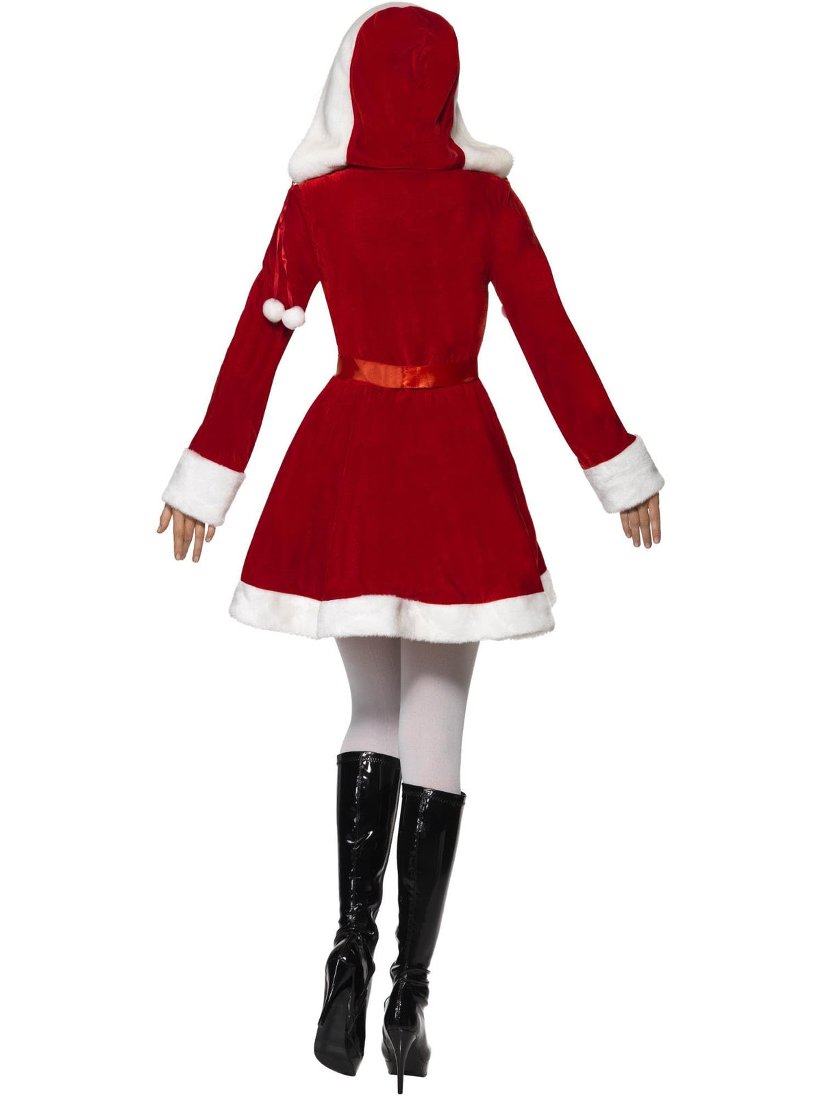 Smiffys Miss Santa Costume Red Dress Women's Size 8-10