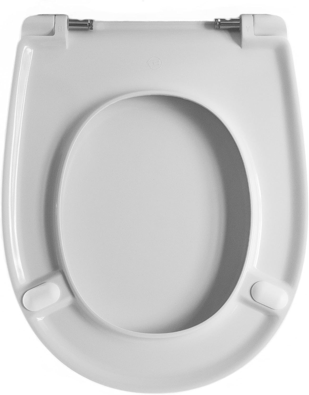 King Seat Slow Close Toilet Seat in White - Premium Italian Comfort