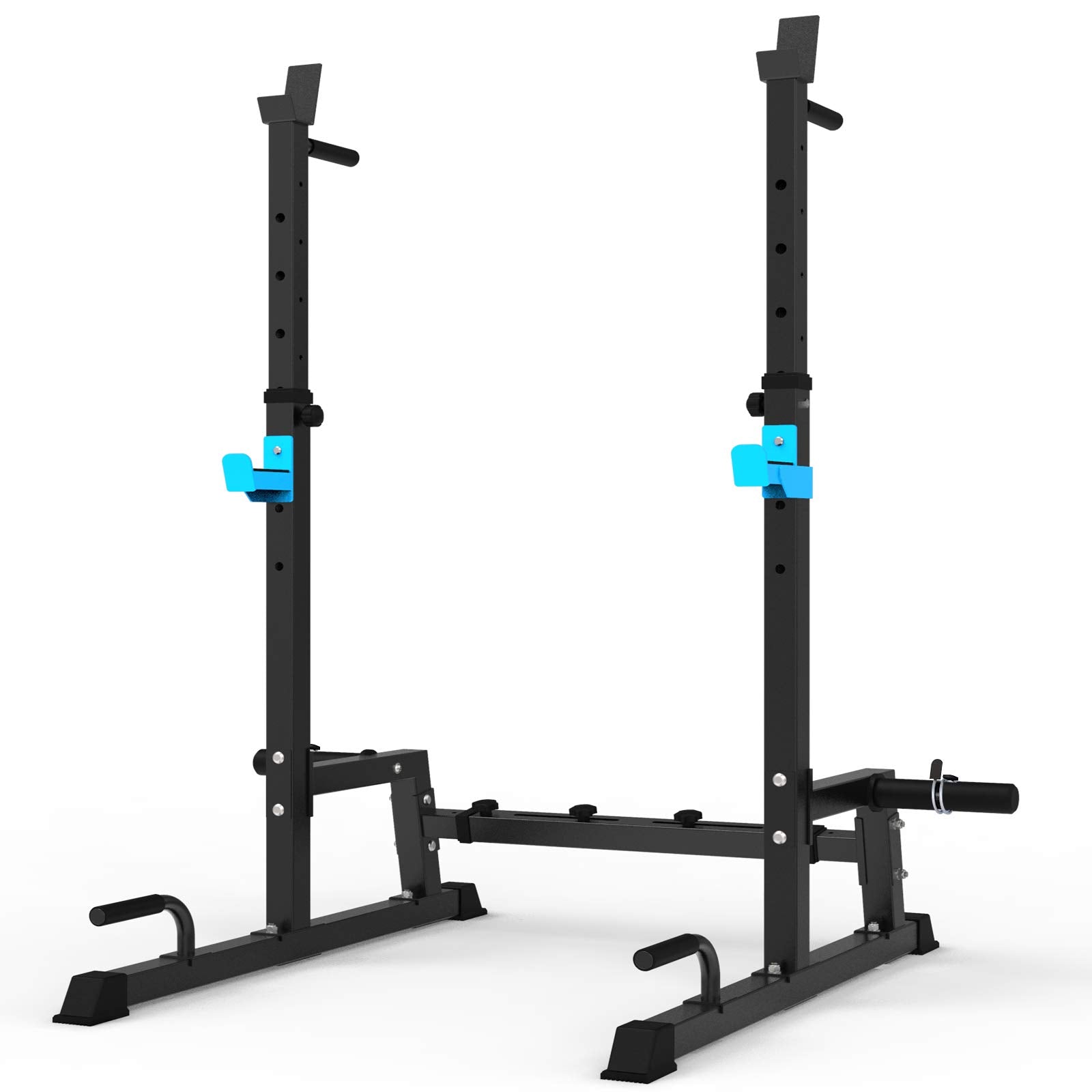 Heavy Duty Squat Rack Multi-Function Barbell Dip Stand Height Adjustable