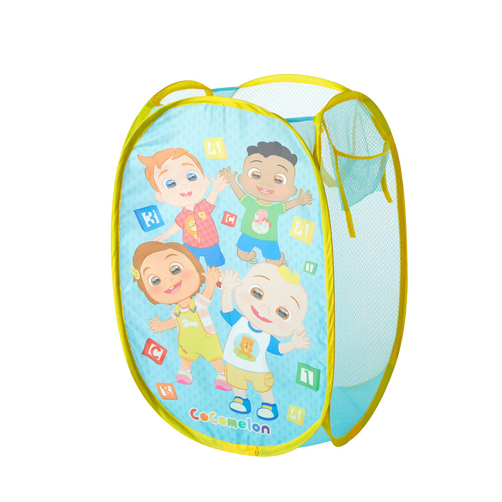 Cocomelon Printed Pop-UP Storage Box for Children, Versatile & Portable