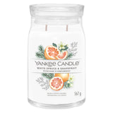 Yankee Candle Signature Large Scented Jar Candle - White Spruce & Grapefruit