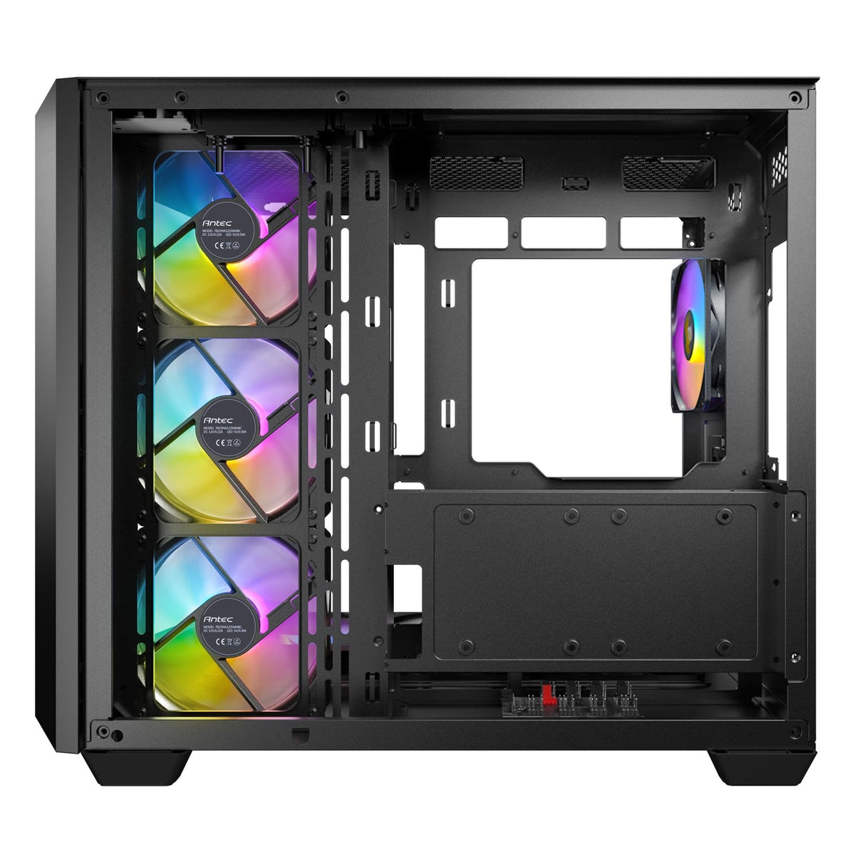Antec C5 ARGB Mid Tower Tempered Glass PC Gaming Case Black