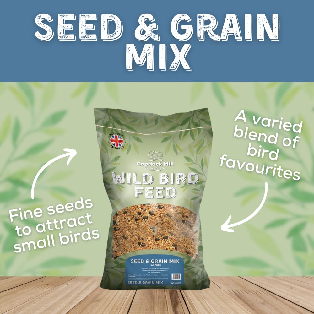 Copdock Mill Wild Bird Seed Mix 3.8kg Tub - Natural All Year Food