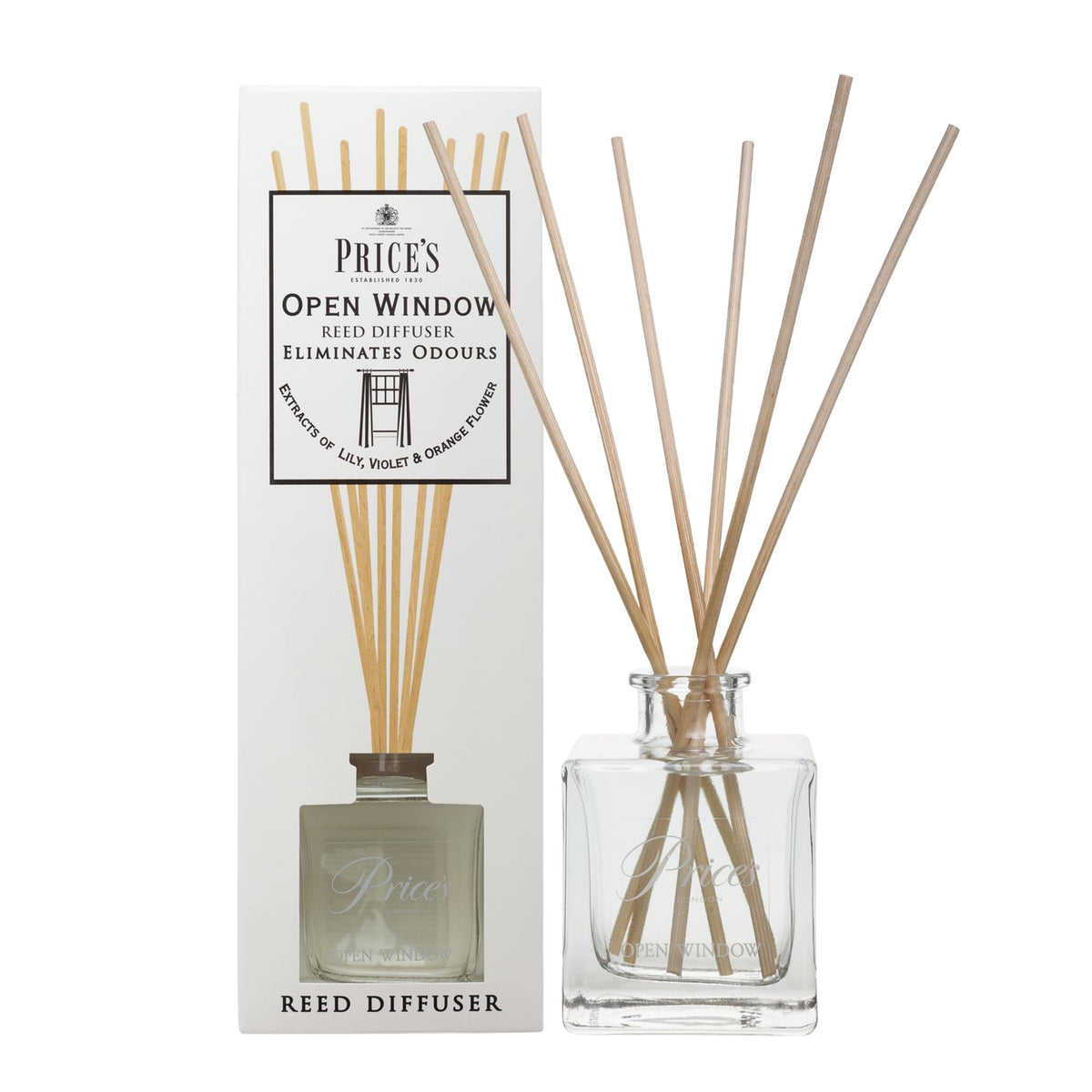 Price's Candles Open Window Reed Diffuser Refill | Long-Lasting Home Fragrance