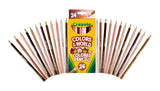 Crayola Colours of the World Colouring Pencils - 24 Pack - Skin Tones Edition