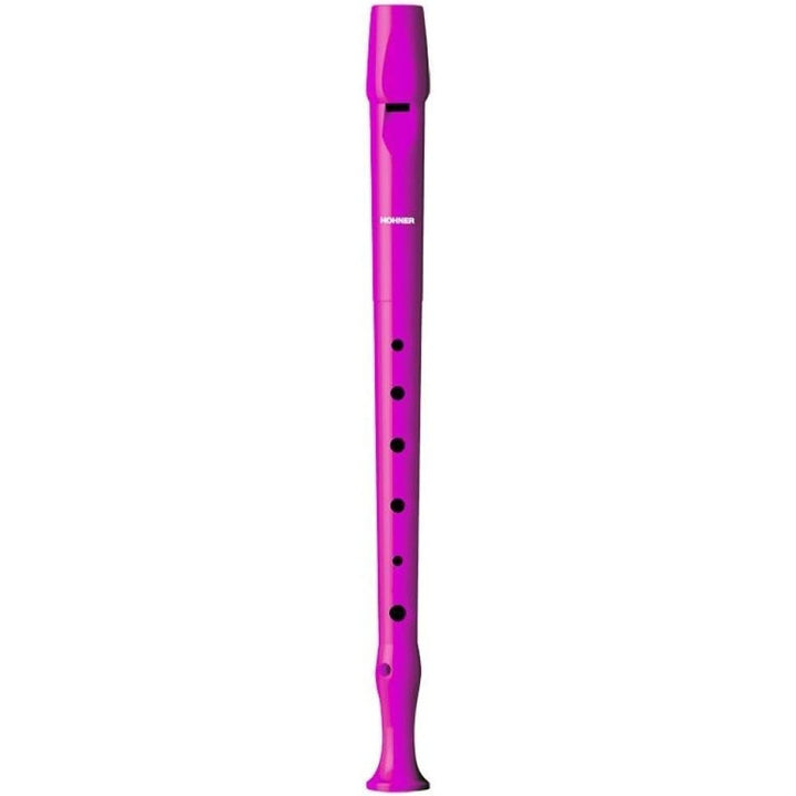 Hohner C-Soprano Recorder Plastic German 1 Part Hot Pink