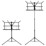 Mad About MA-MS02 Folding Music Stand Black with Carry Bag