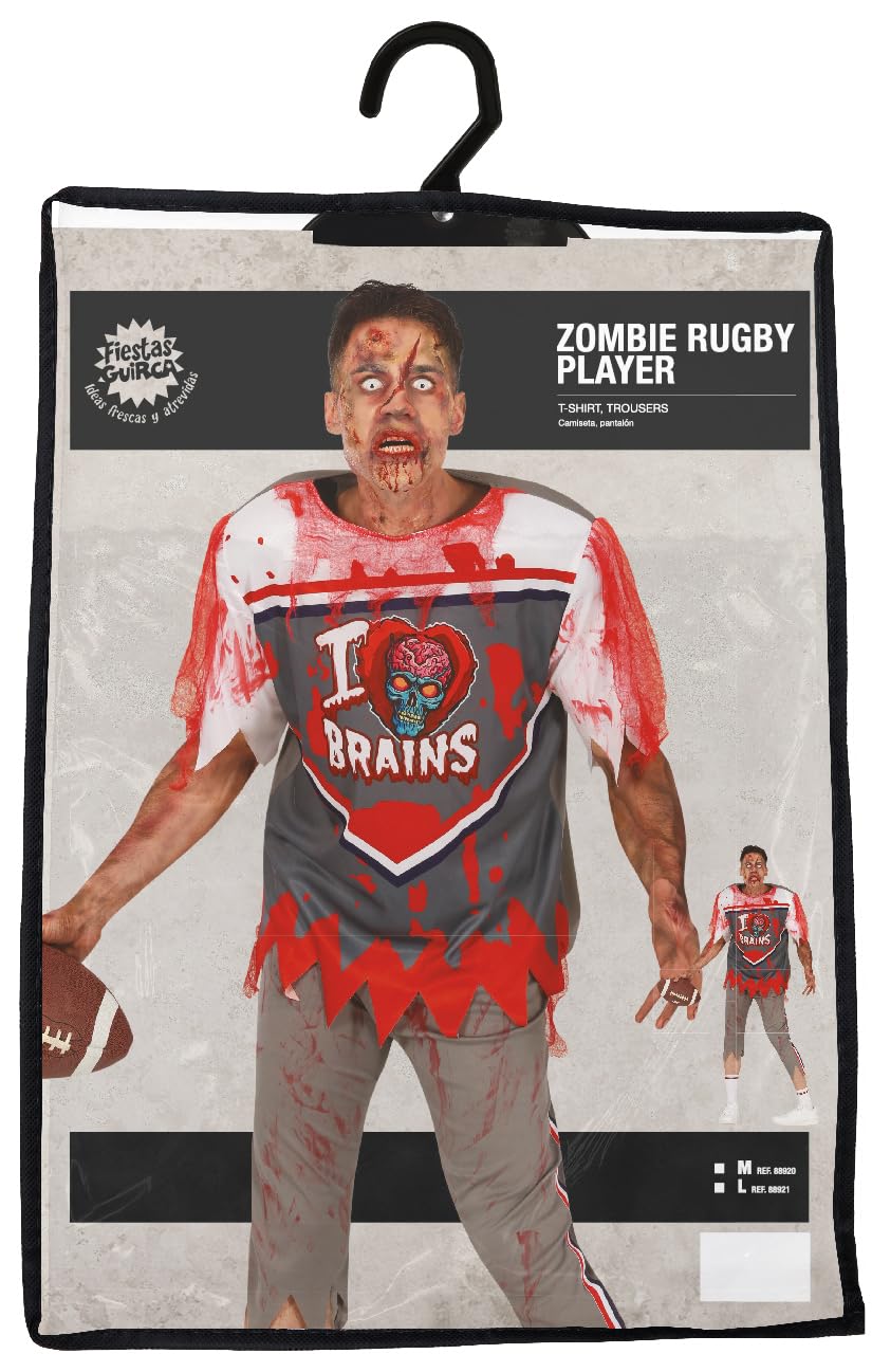 FIESTAS GUIRCA Zombie Quarterback Fancy Dress Costume Men Size L