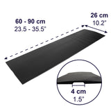 Threshold Ramp for Doorways - Black Rubber Portable Wheelchair Ramp
