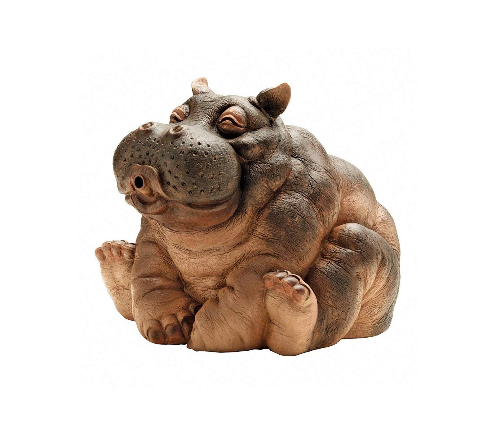 Design Toscano Hanna Hippo Pond Spitter Water Feature Statue 25.5cm