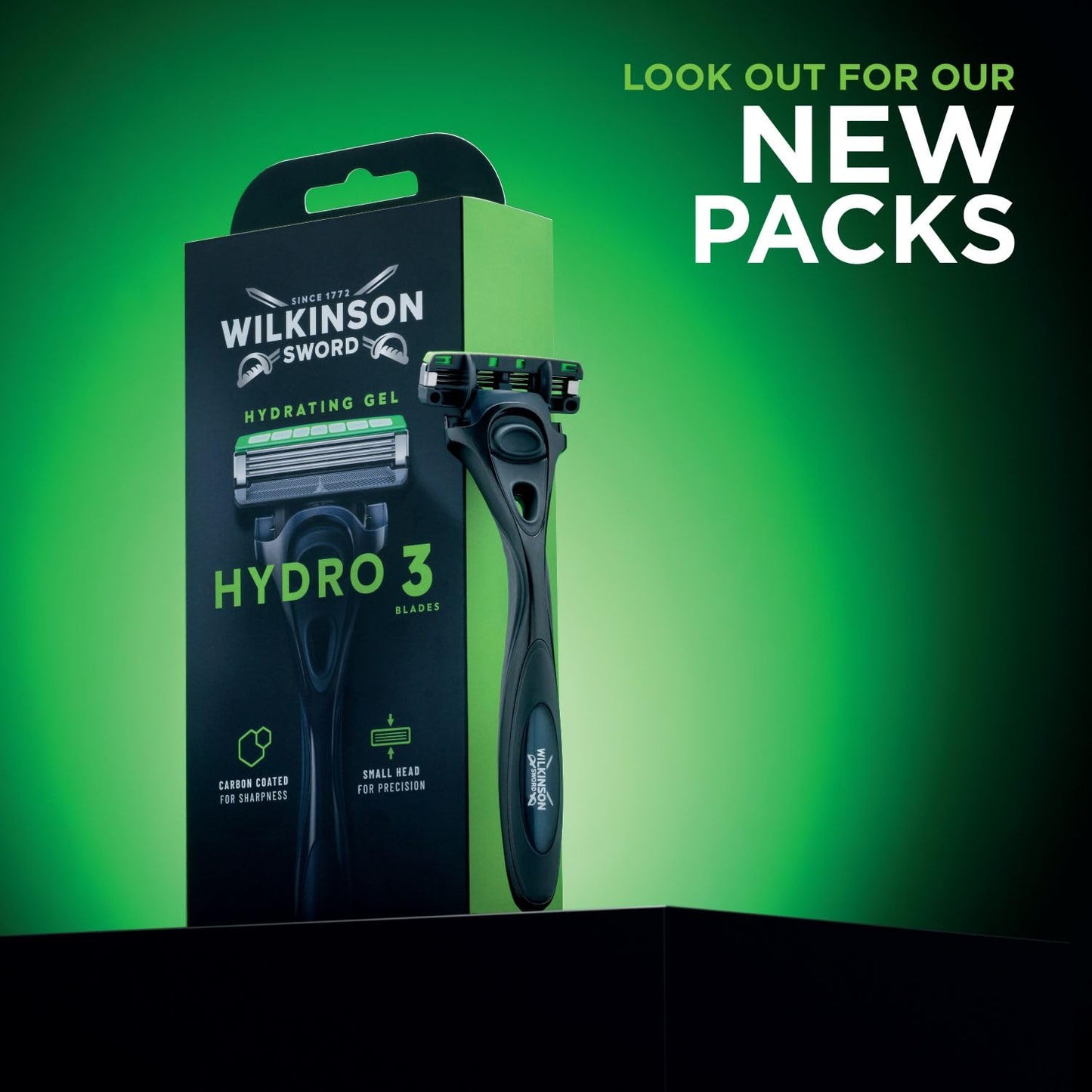 Wilkinson Sword Hydro 3 Razor For Men - Handle + 5 Blades