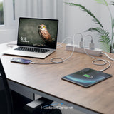 KabelDirekt USB-C Cable 2x2m Fast Charging 60W Nylon Braided