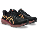 ASICS Women's GT-1000 14 Running Shoes Black Vivid Coral Size 5