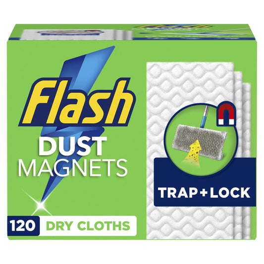 Flash Speedmop Dry Pads Refills 120 Pack - Floor Cleaner