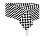 Creative Converting Racing Stripes All Over Print Plastic Tablecover