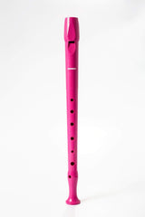 Hohner C-Soprano Recorder Plastic German 1 Part Hot Pink