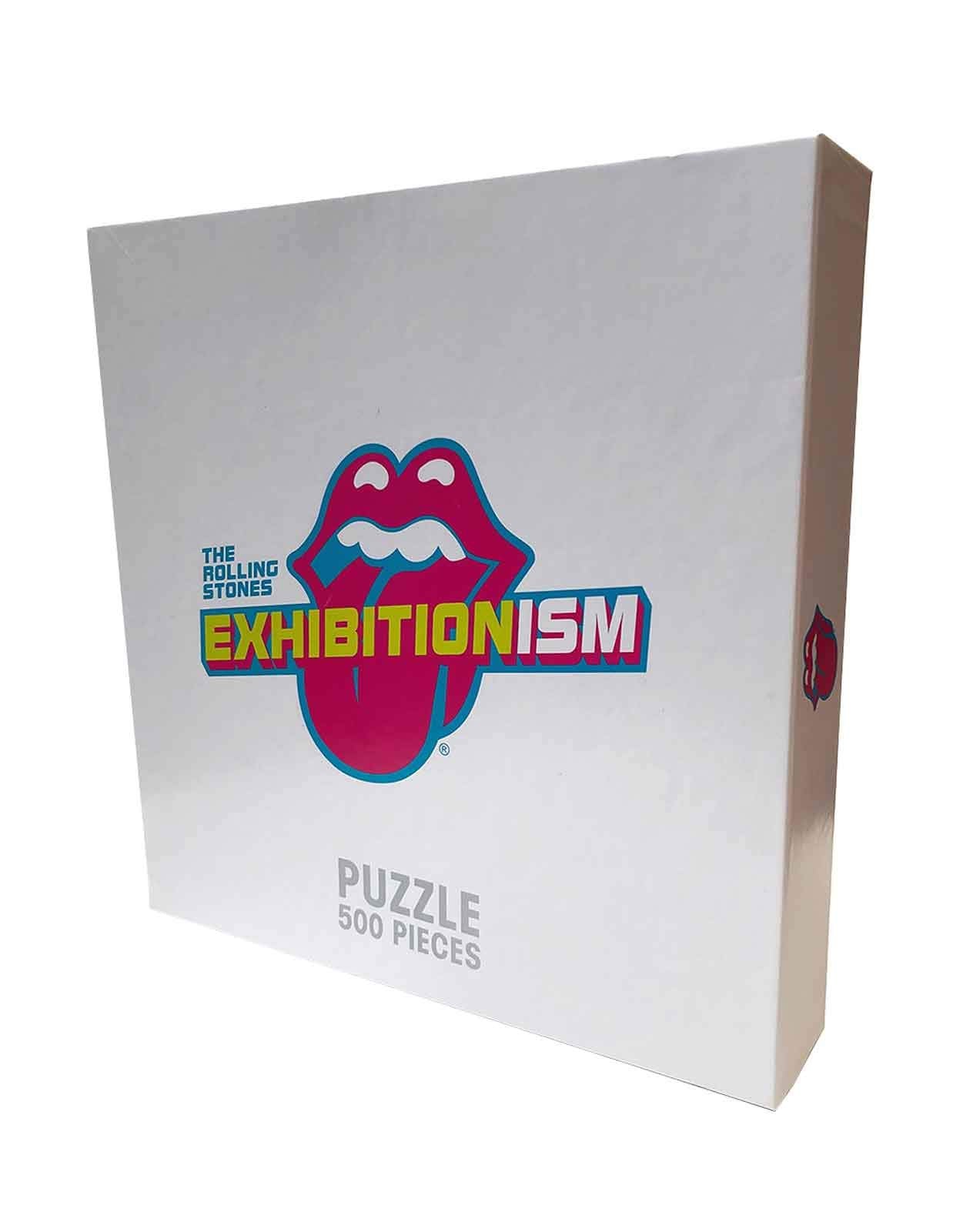 500 Piece Puzzle Exhibitionism Round - The Rolling Stones Edition