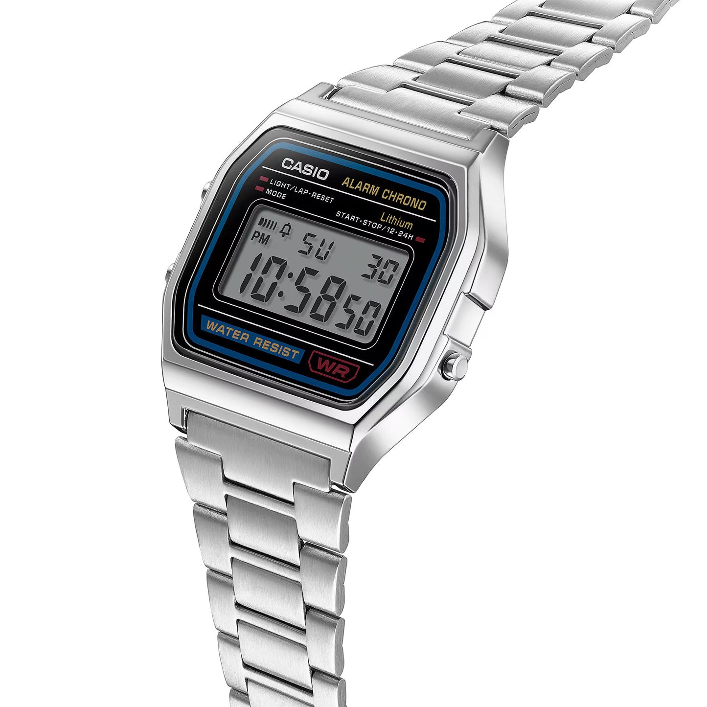 Casio Men's Digital Watch Stainless Steel Bracelet A158WEA-1EF