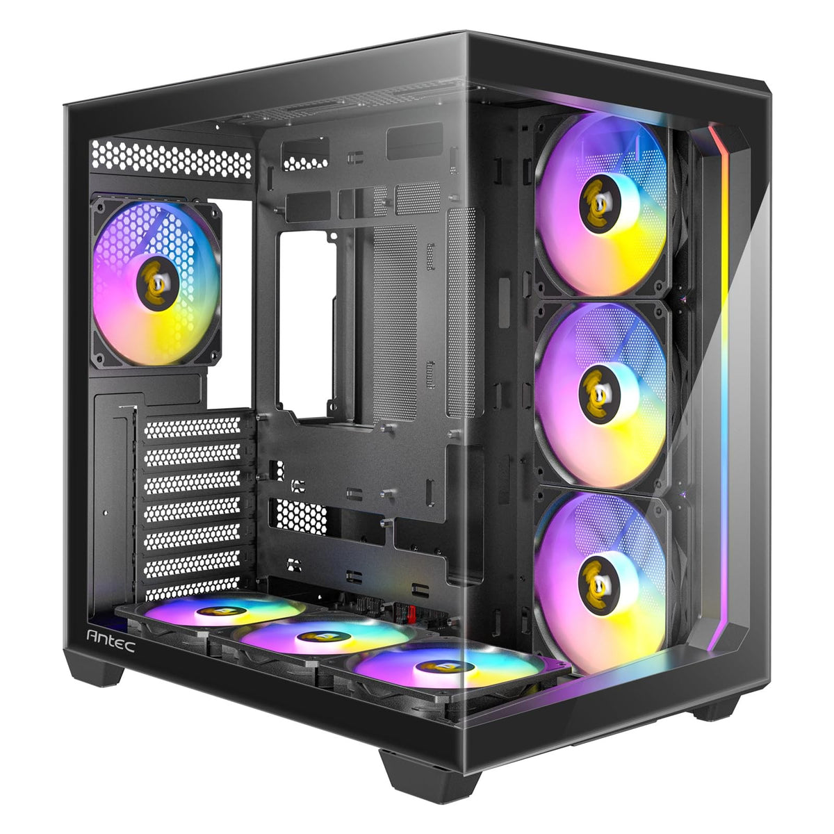 Antec C5 ARGB Mid Tower Tempered Glass PC Gaming Case Black