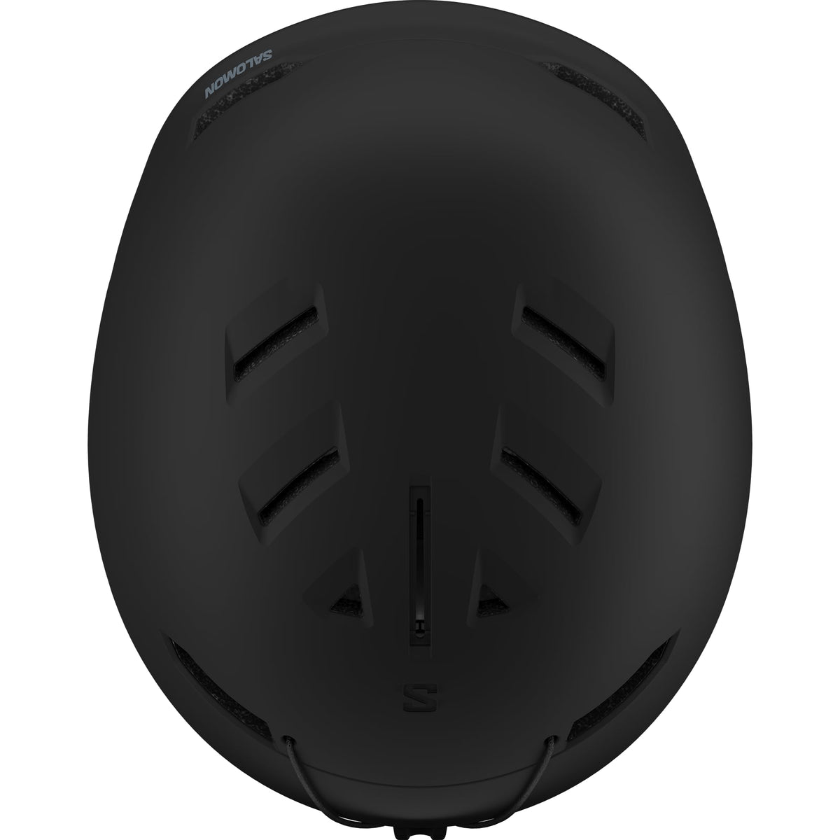 Salomon HUSK JR Kids Ski Snowboard Helmet - Medium 56-59cm - Full Black