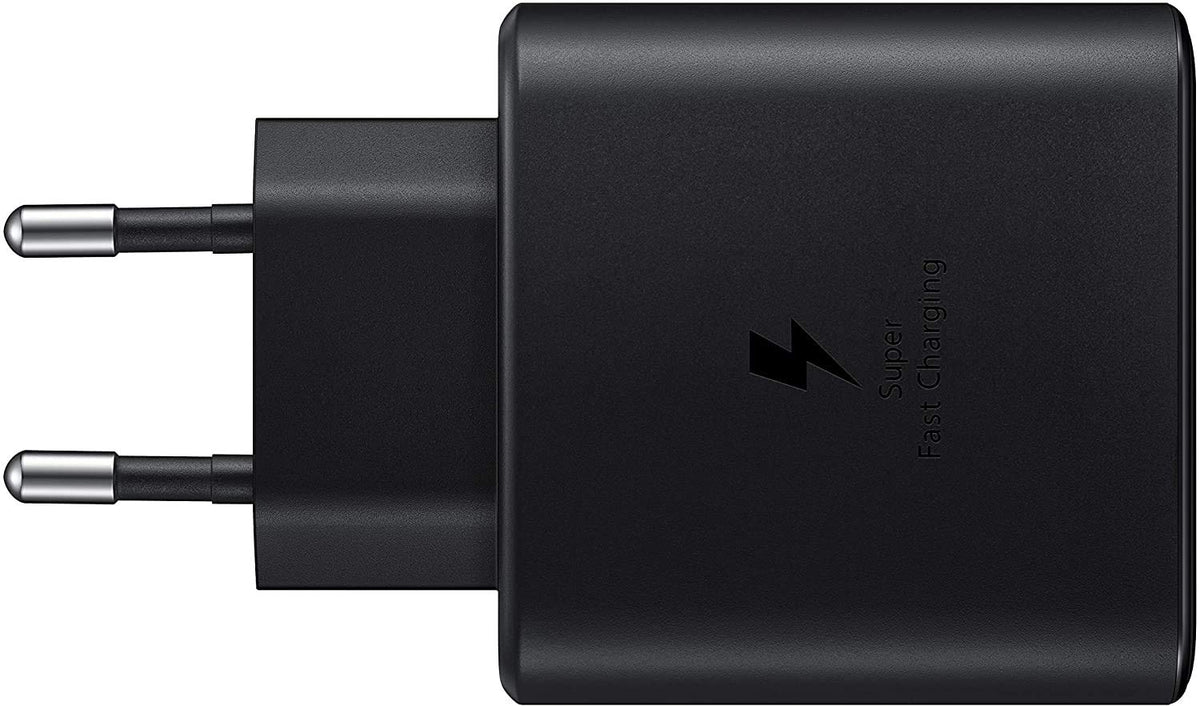 Samsung 45W Quick Charge USB-C Wall Charger Black, Travel EU Plug Pins
