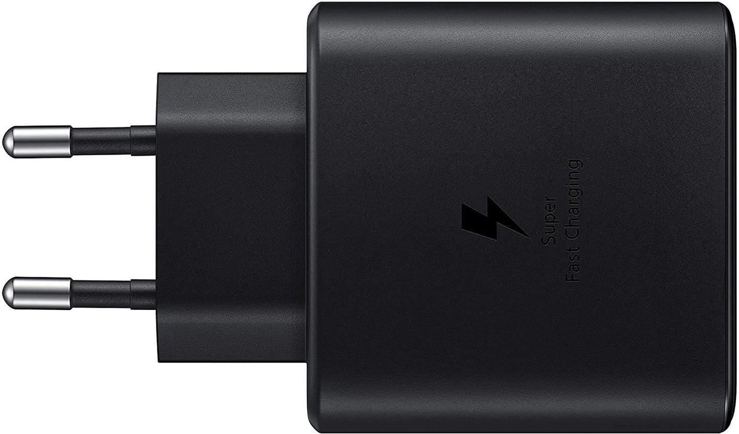 Samsung 45W Quick Charge USB-C Wall Charger Black, Travel EU Plug Pins