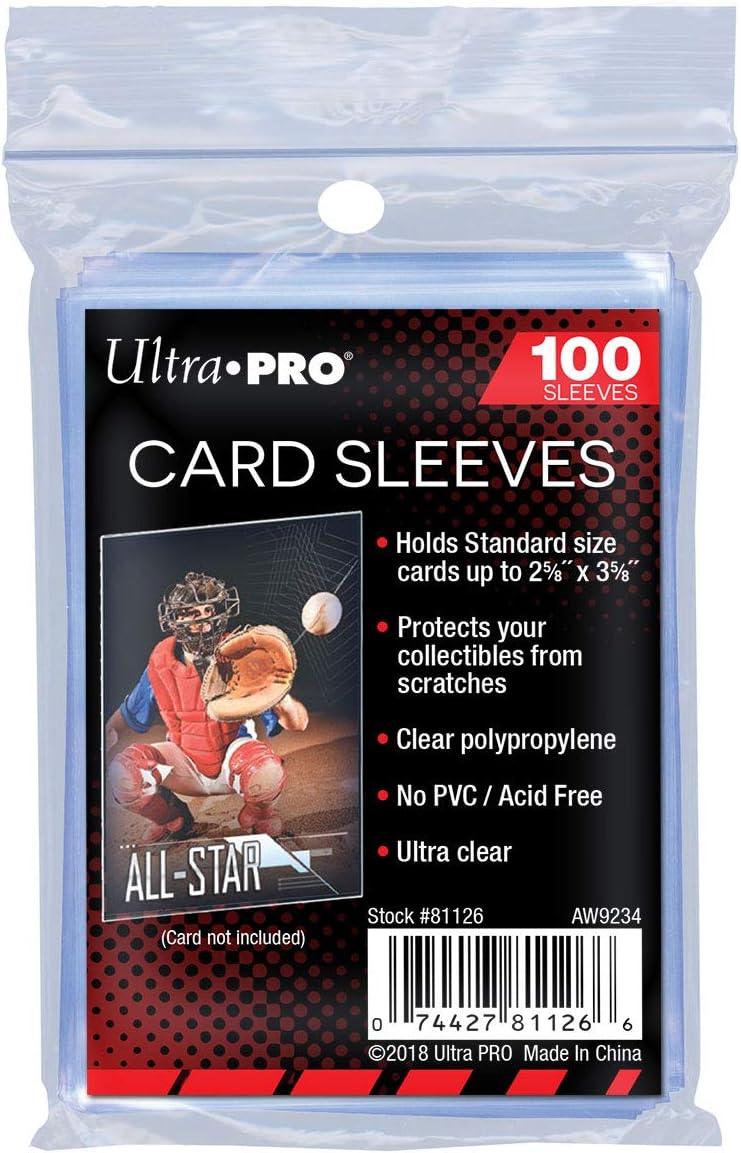 Ultra Pro Toploaders & Soft Sleeves Bundle for Yugioh, Pokemon, MTG Trading Cards