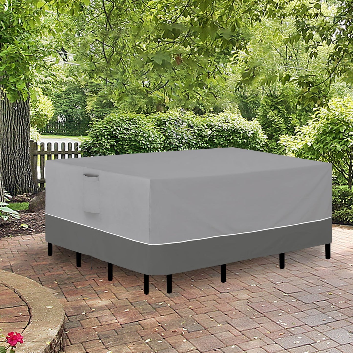 Easy-Going 110" Waterproof Patio Furniture Cover Rectangle Outdoor
