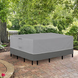 Easy-Going 110" Waterproof Patio Furniture Cover Rectangle Outdoor