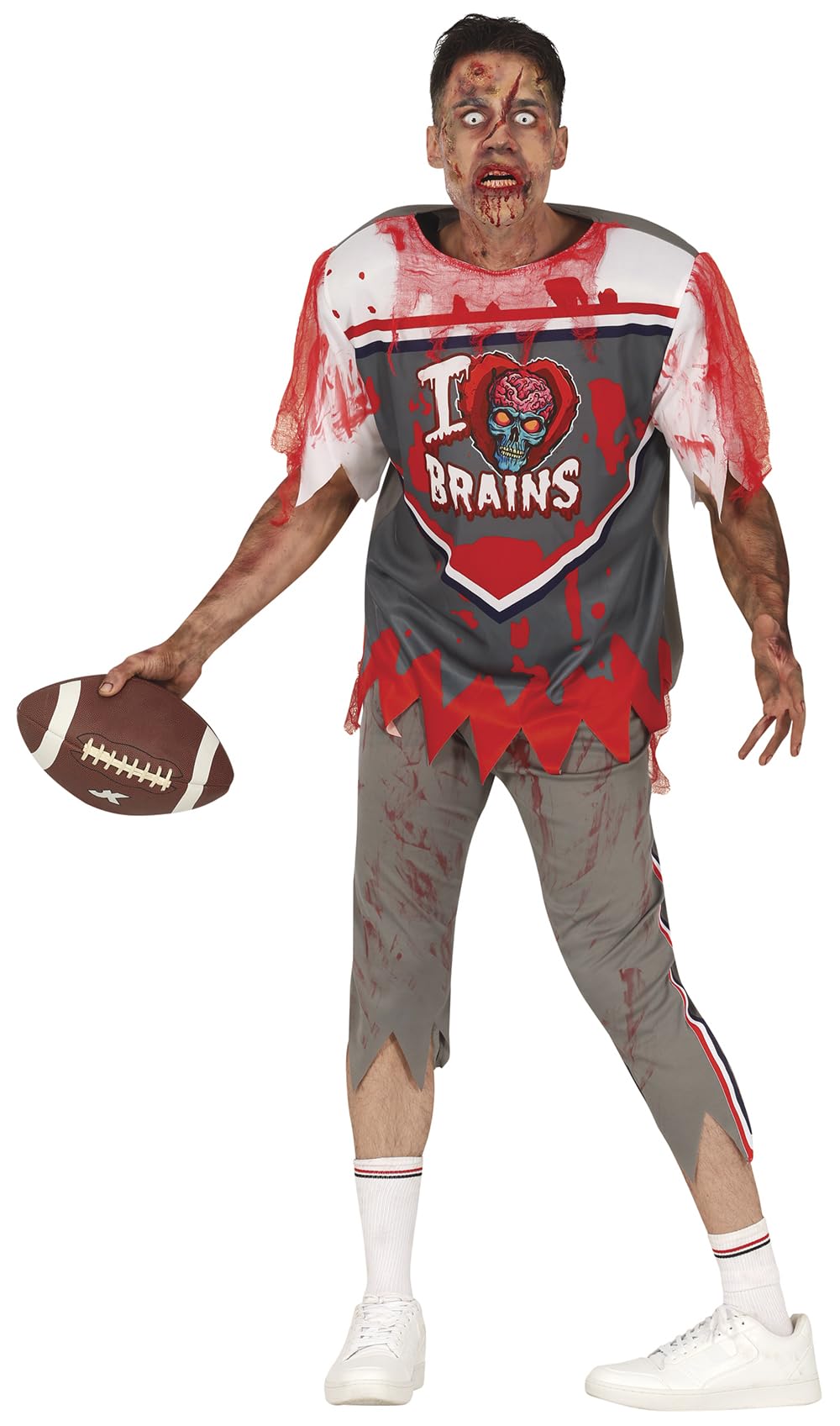 FIESTAS GUIRCA Zombie Quarterback Fancy Dress Costume Men Size L