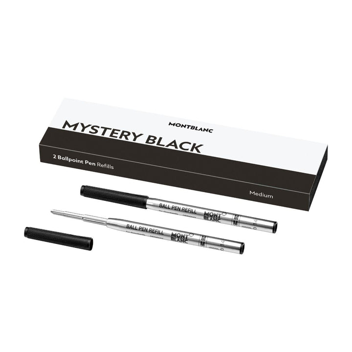 Montblanc Mystery Black Ballpoint Pen Refills - Pack of 2