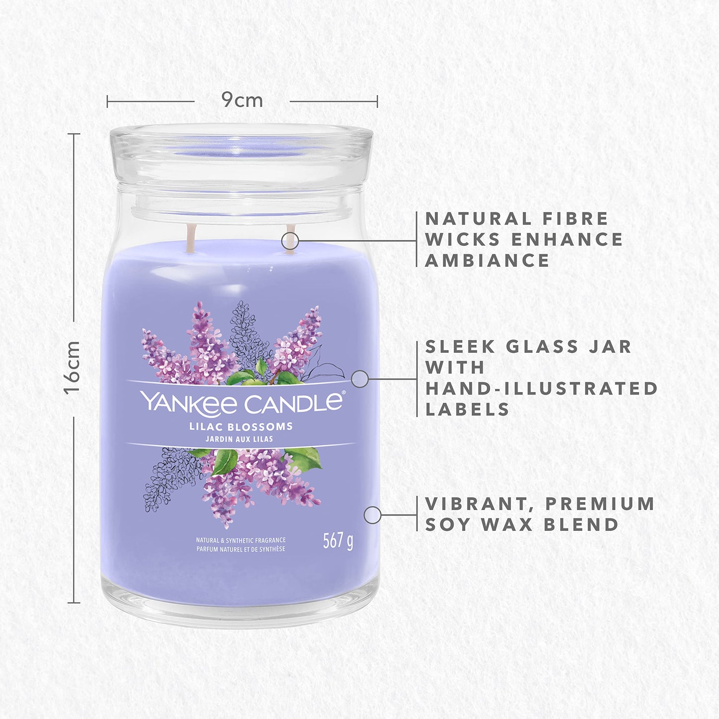 Yankee Candle Signature Large Scented Jar Candle - Lilac Blossoms