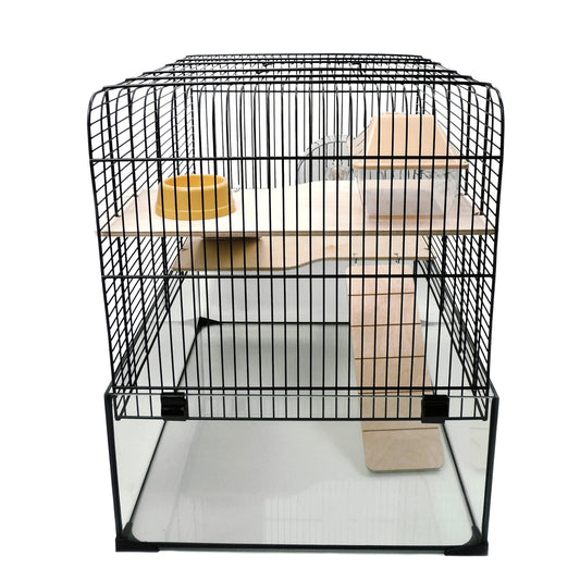 Little Friends Savoy Gerbilarium 58.5 x 38 x 47.5 cm Glass Cage
