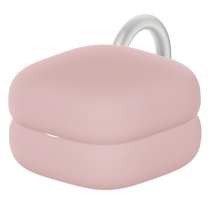 Sony LinkBuds Open Case Cover - Ash Pink with Easy Clip-On Ring