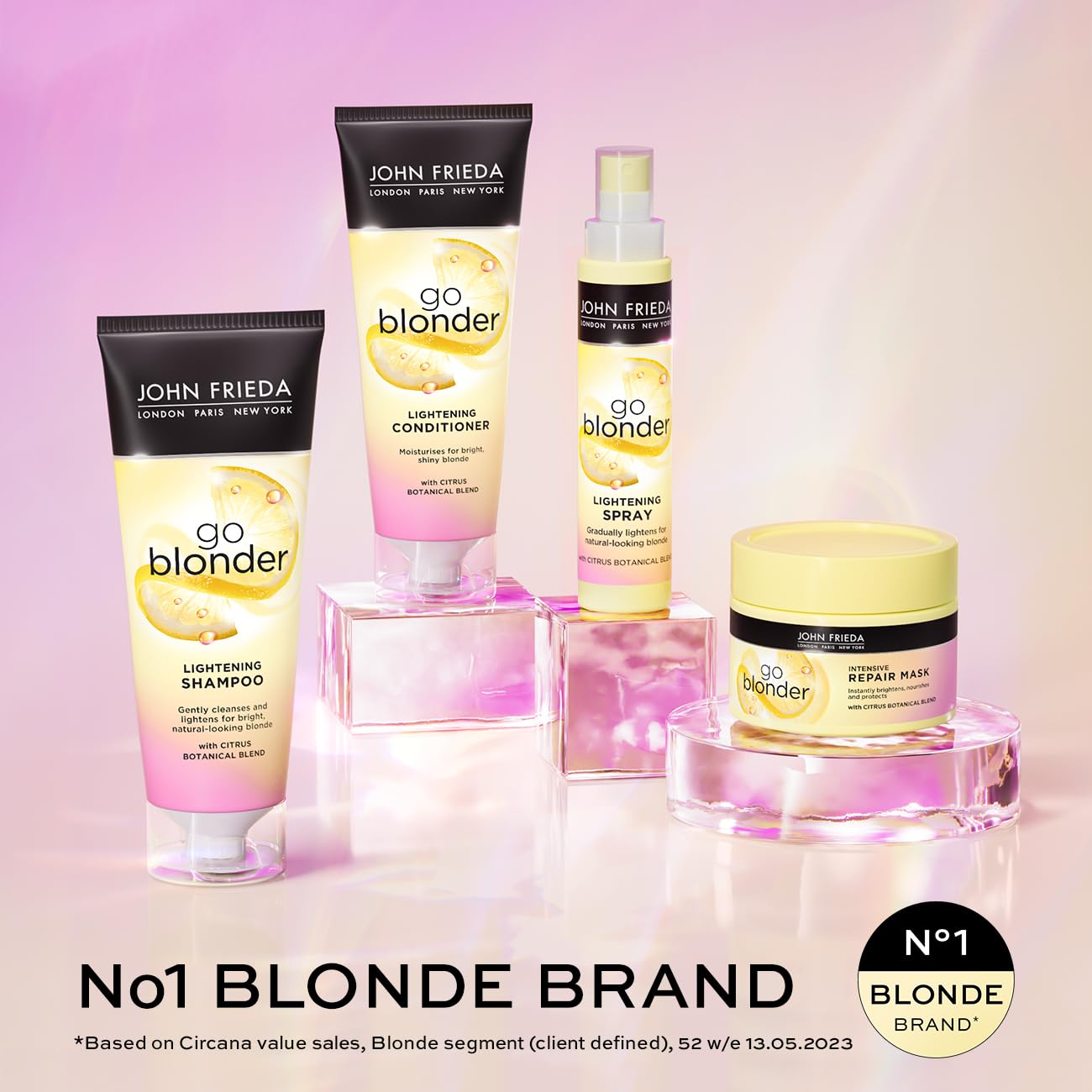 John Frieda Go Blonder Lightening Shampoo & Conditioner Duo 2 x 500ml