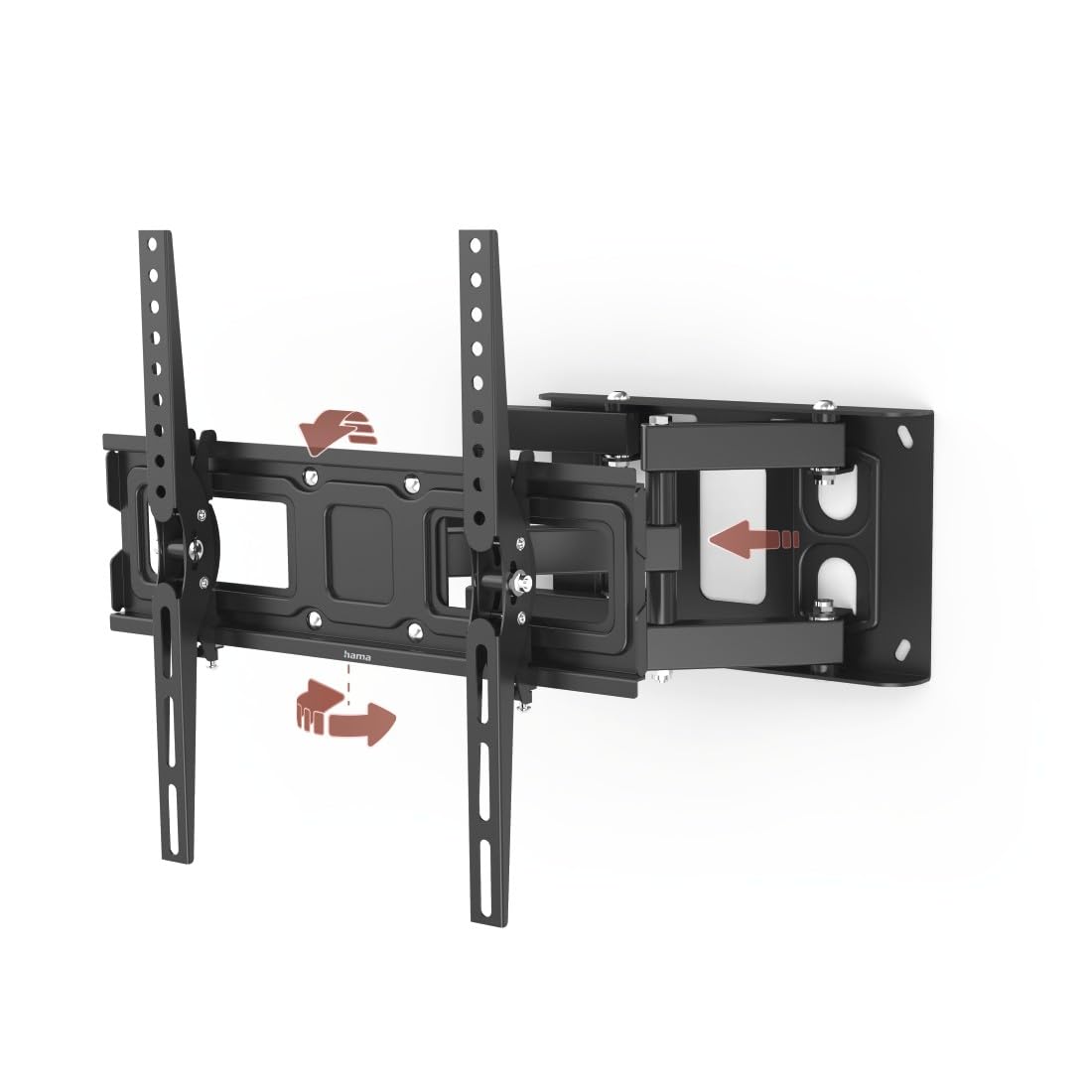 Hama TV Wall Mount Pivot Tilt Telescope 165cm 65 Inch 40kg OLED