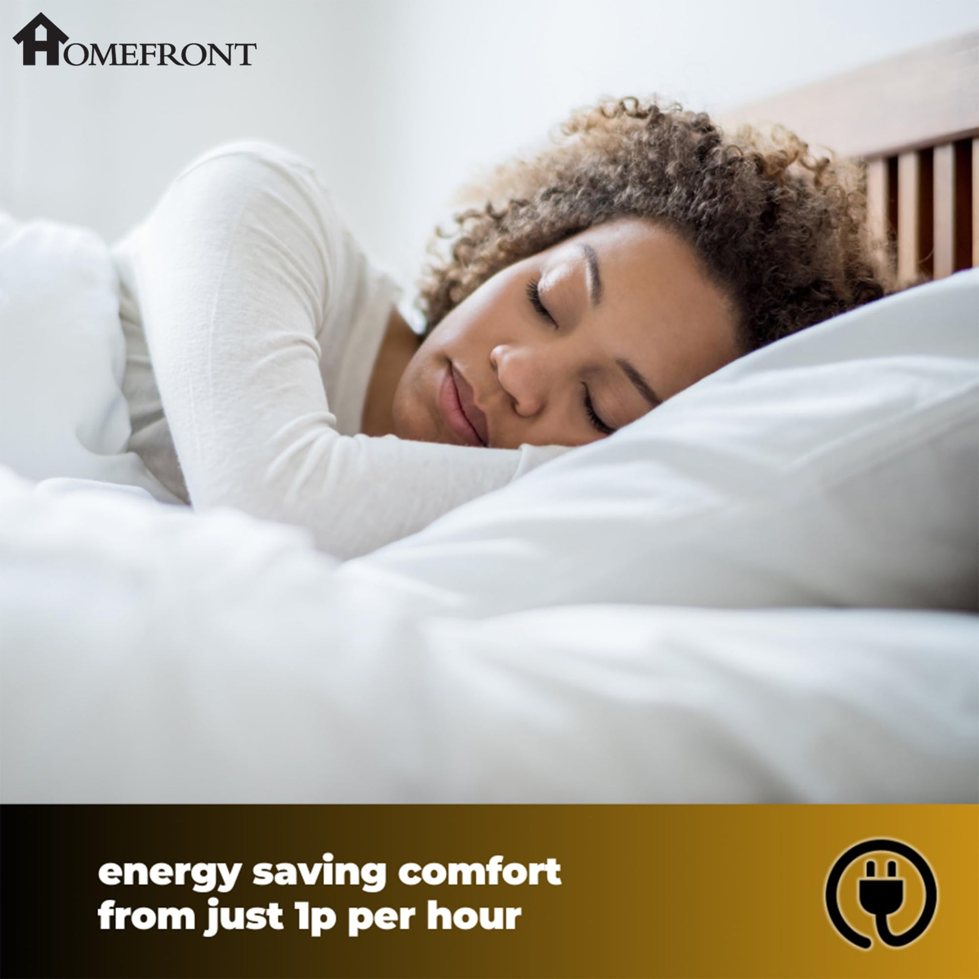 Homefront King Size Electric Blanket Dual Control Fitted Heated Mattress