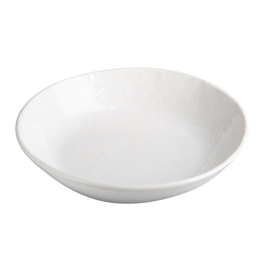 Olympia Denim White Coupe Bowl 220x46mm - Box of 6