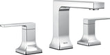 Delta Faucet Velum Widespread Chrome Bathroom Faucet 3 Hole 2 Handle Tap Set