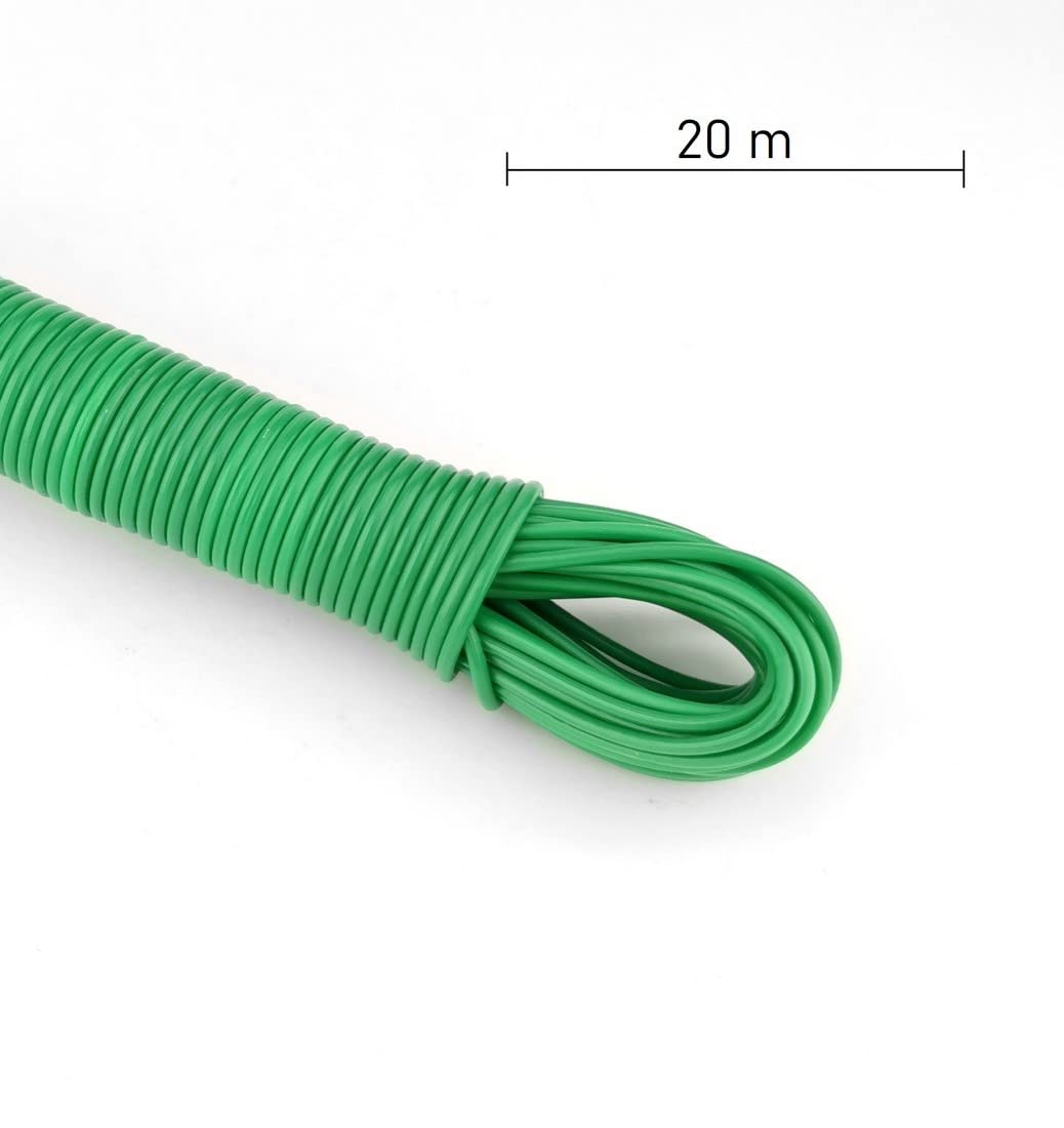 Washing Line Rope 20m Heavy Duty Outdoor Clothes Line