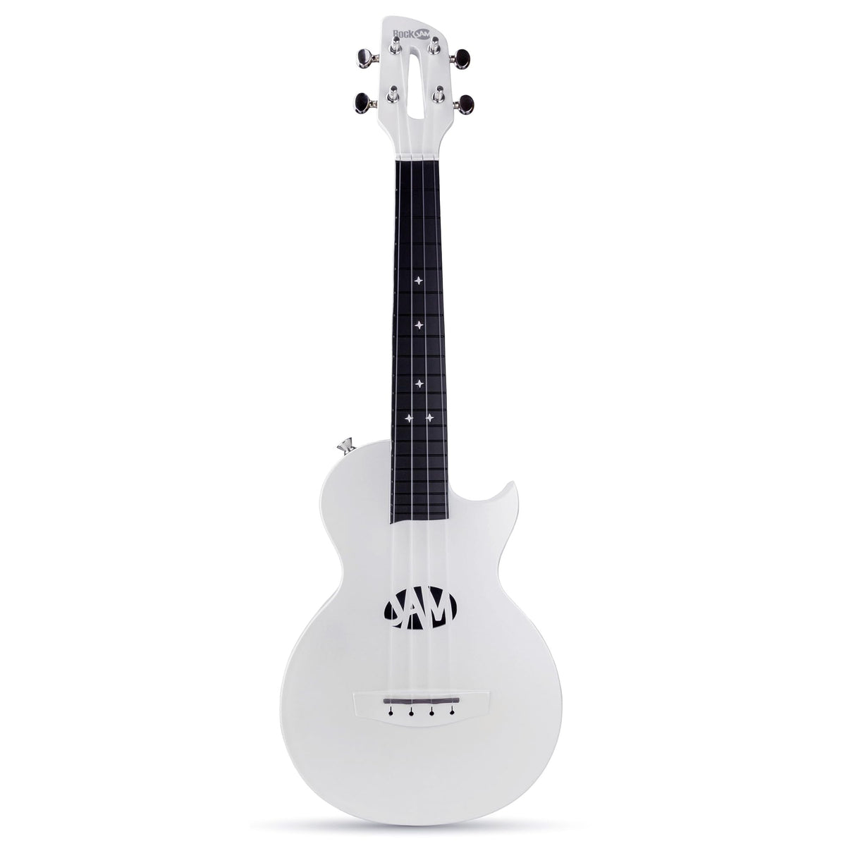 RockJam Carbon Fibre Ukulele 23-Inch Concert with Hard Case, Capo & Strap