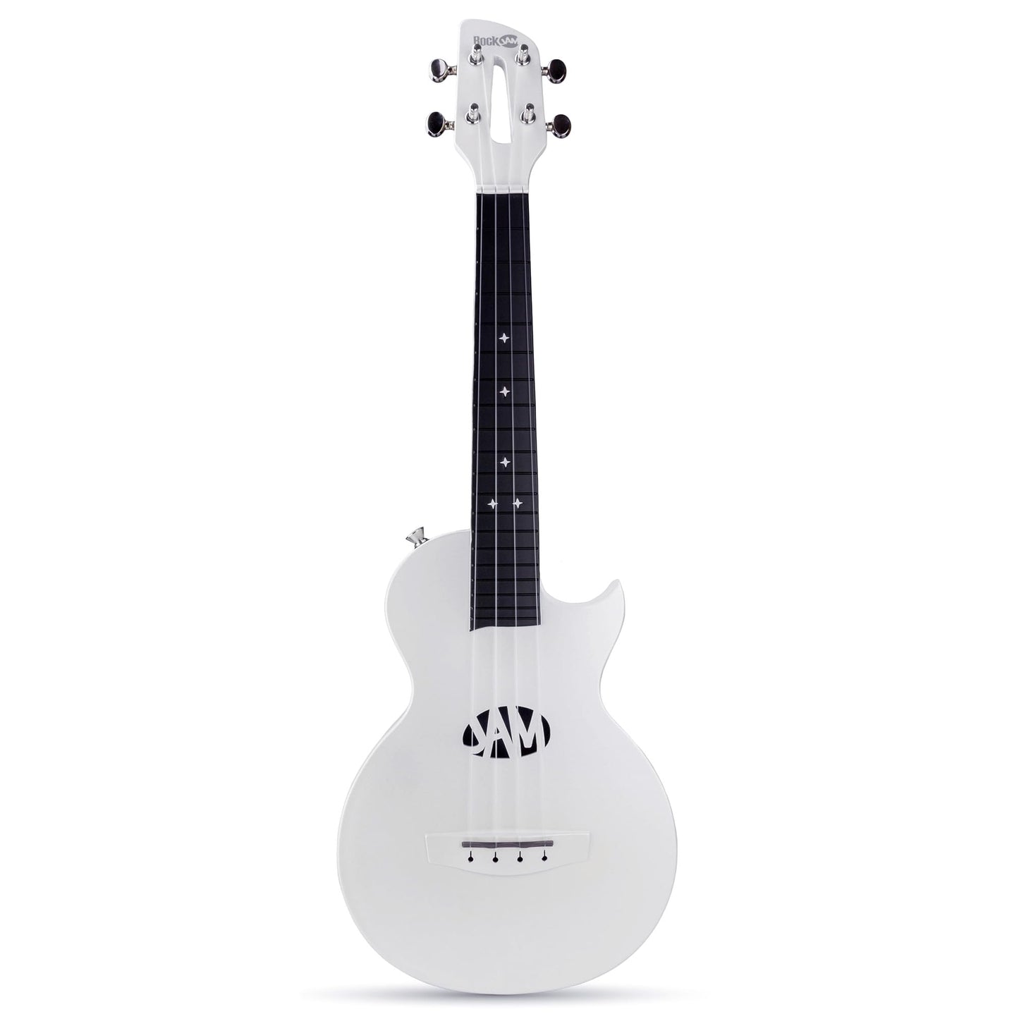 RockJam Carbon Fibre Ukulele 23-Inch Concert with Hard Case, Capo & Strap